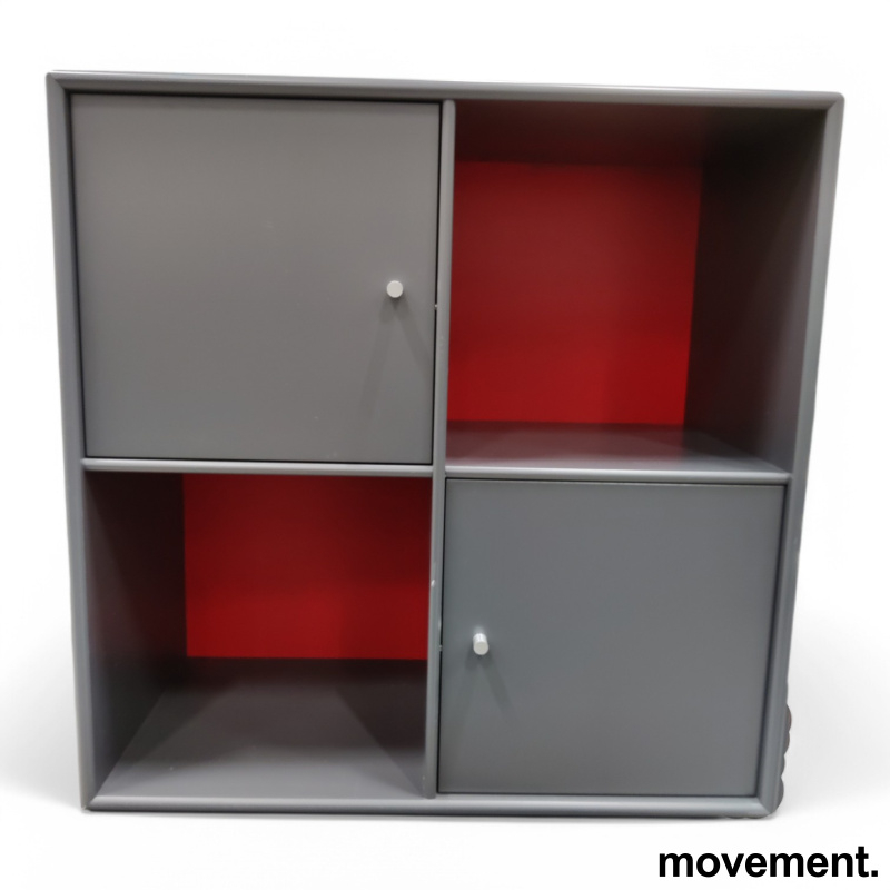 Reol med 2 dører, 70x70cm, 38cm