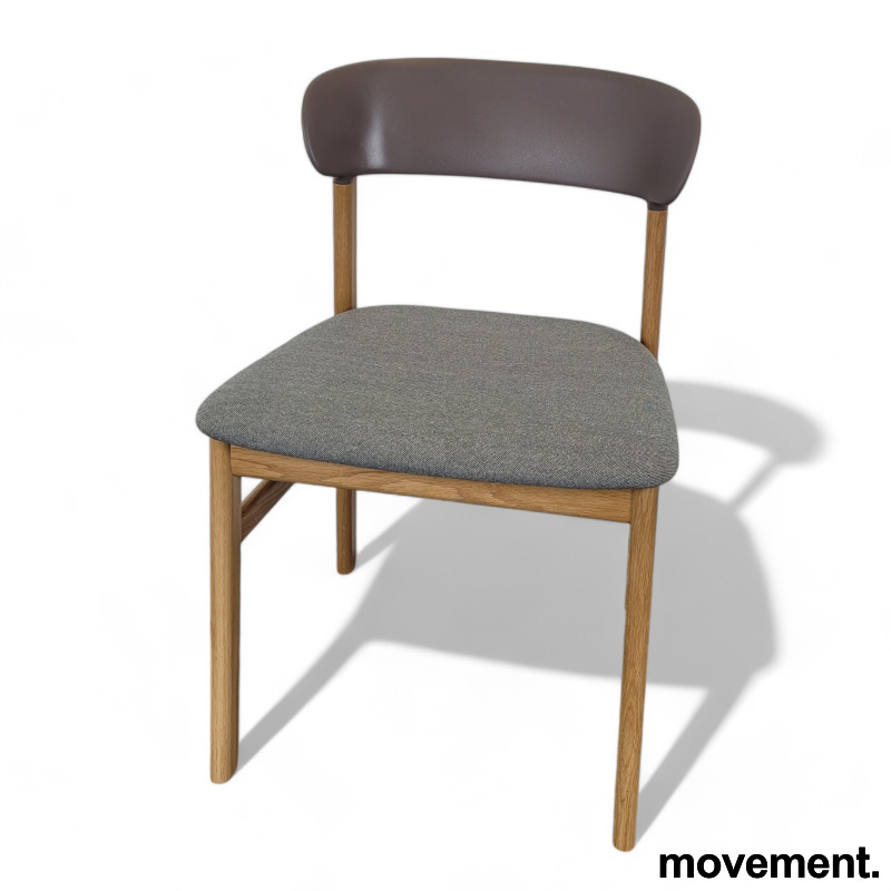 Herit Chair, polstret sete Varmgrå, - 1 / 3