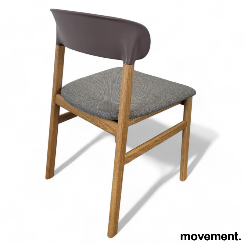 Herit Chair, polstret sete Varmgrå, - 3 / 3