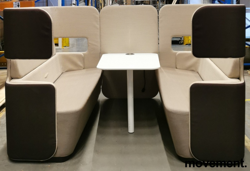 PodMeeting Brun utside, beige