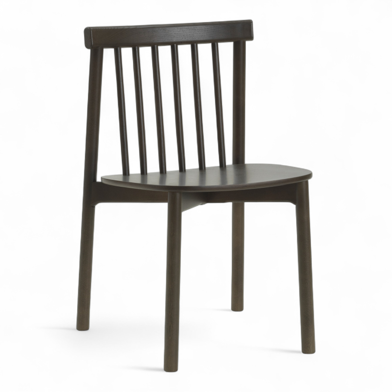 Pind Chair Brunbeiset askefiner,