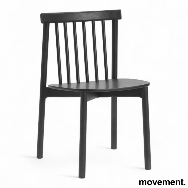 Pind Chair Sortbeiset askefiner, - 1 / 2
