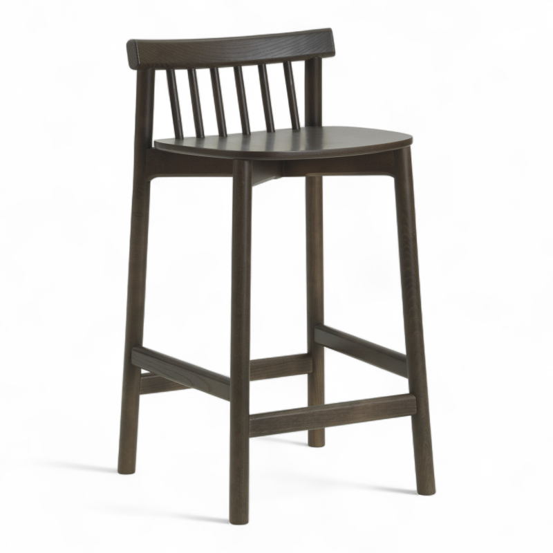 Pind Barstool 65cm Brunbeiset