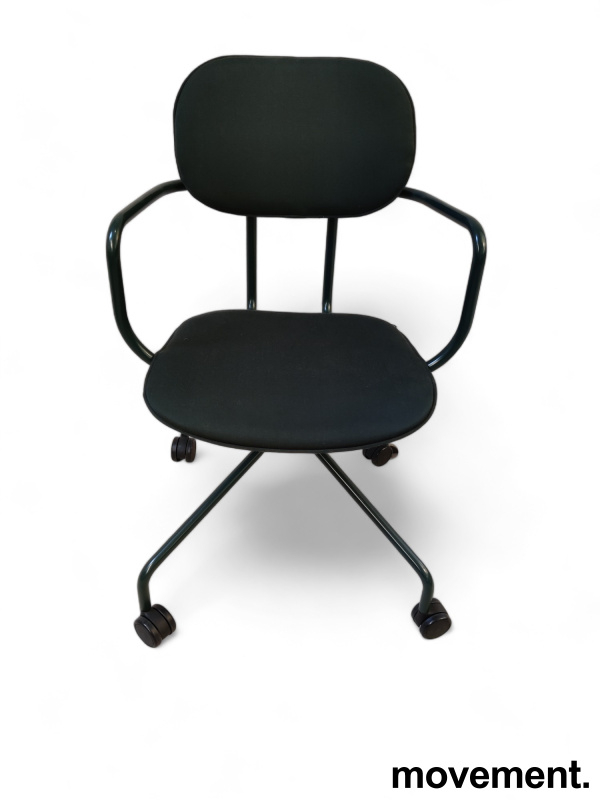 New School med hjul Mørk grønn,