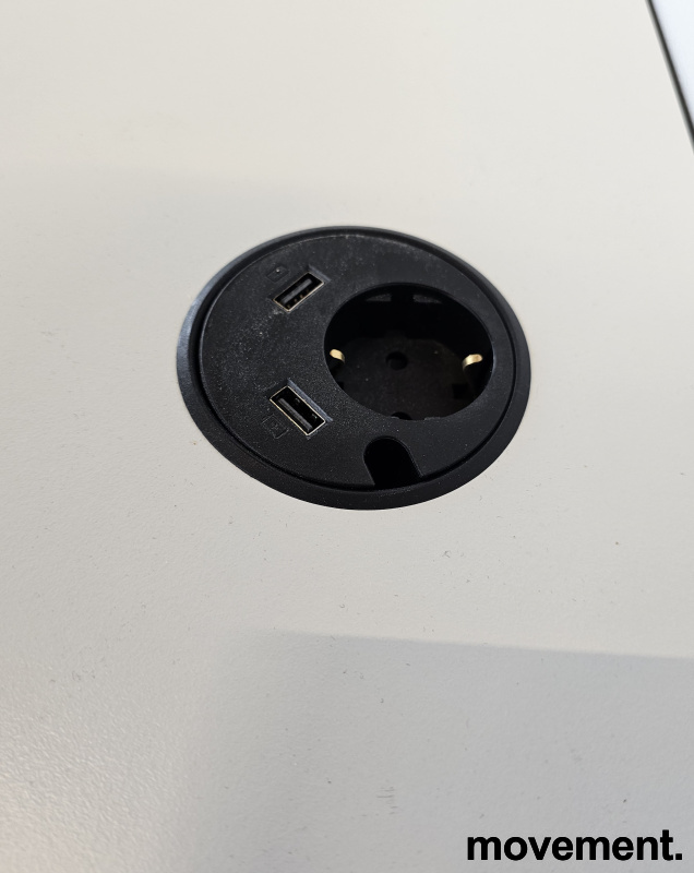 Tellus hevsenkbord 160x80cm Hvit - 4 / 4