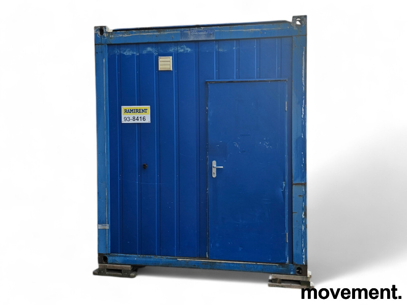Kontorcontainer, 20 fots  Blå, Pent - 4 / 19