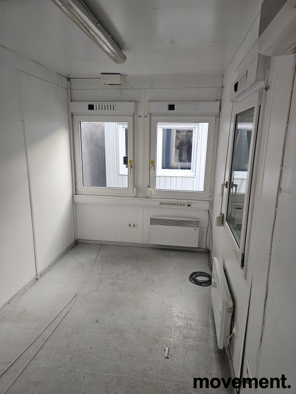 Kontorcontainer, 20 fots  Blå, Pent - 19 / 19