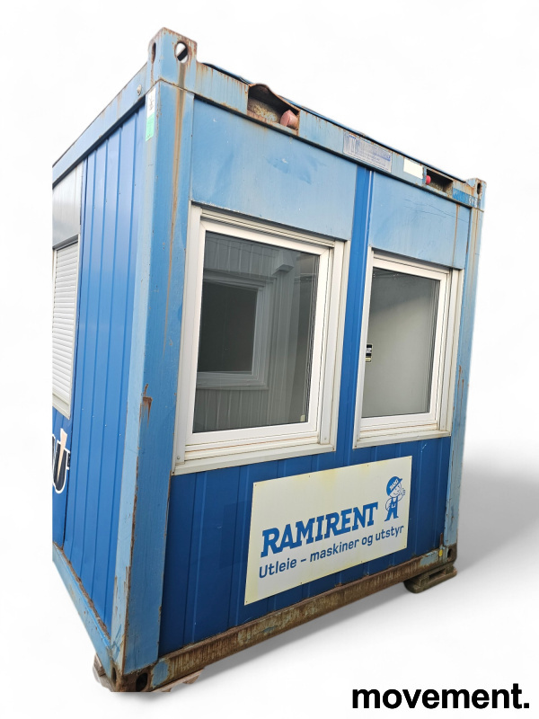 Kontorcontainer, 20 fots  Blå, Pent - 7 / 19