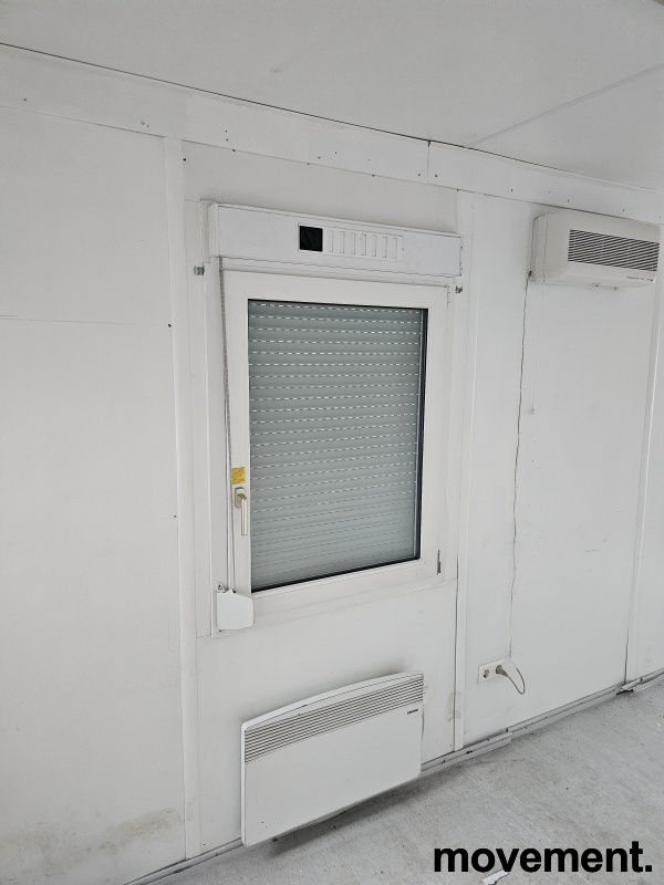 Kontorcontainer, 20 fots  Blå, Pent - 15 / 19