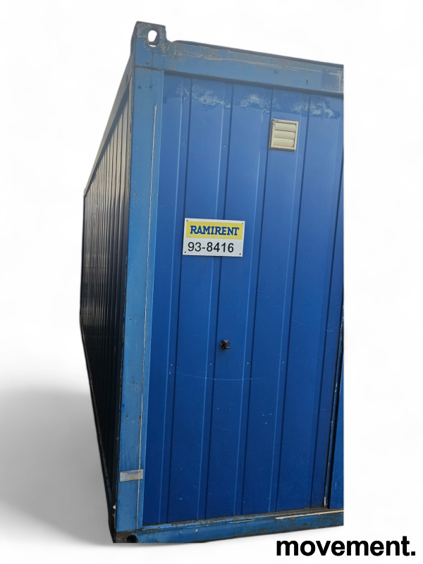 Kontorcontainer, 20 fots  Blå, Pent - 6 / 19