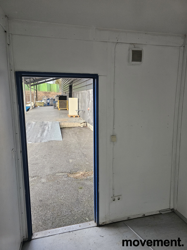 Kontorcontainer, 20 fots  Blå, Pent - 14 / 19