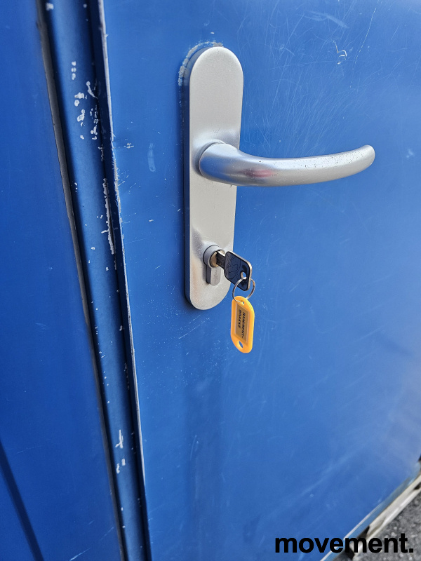 Kontorcontainer, 20 fots  Blå, Pent - 13 / 19