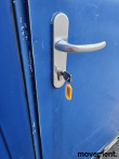 Kontorcontainer, 20 fots Blå, Pent - 13 / 19