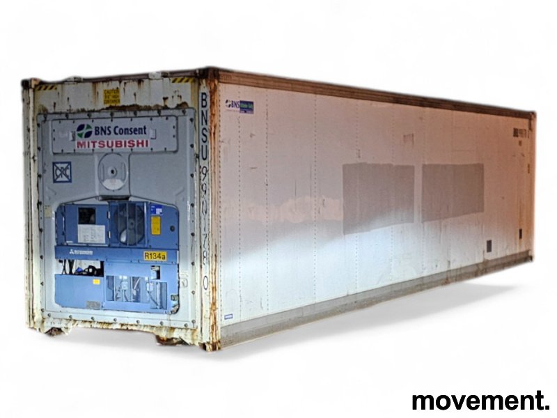 Kjølecontainer, 40 fots Hvit, Pent - 4 / 11