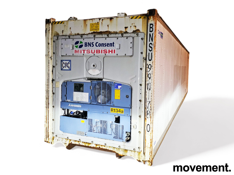 Kjølecontainer, 40 fots Hvit, Pent - 3 / 11