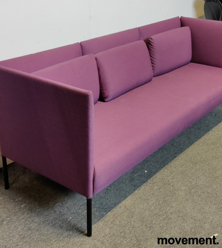 Molto Flex 3-seter, lav rygg Lilla - 2 / 3