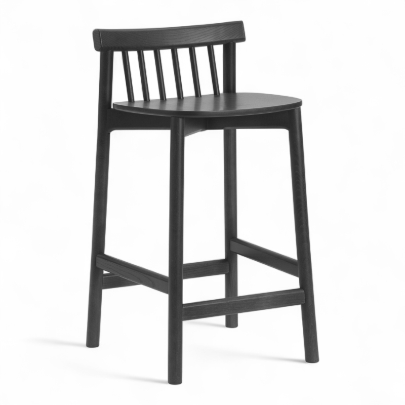 Pind Barstool 65cm Sortbeiset
