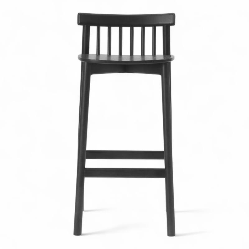 Pind Barstool 75cm Sortbeiset