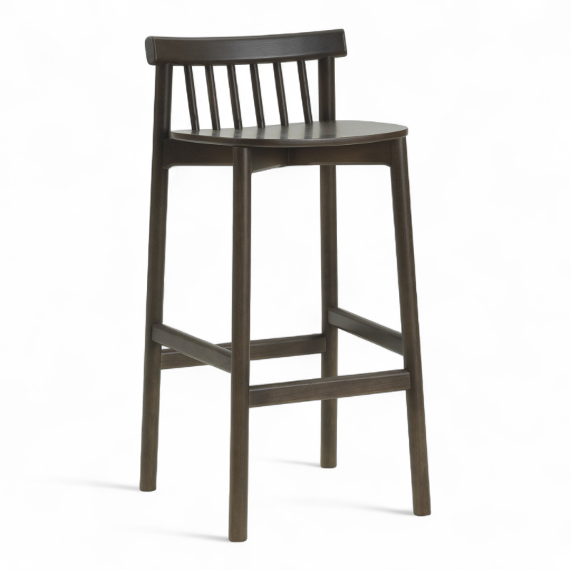 Pind Barstool 75cm Brunbeiset
