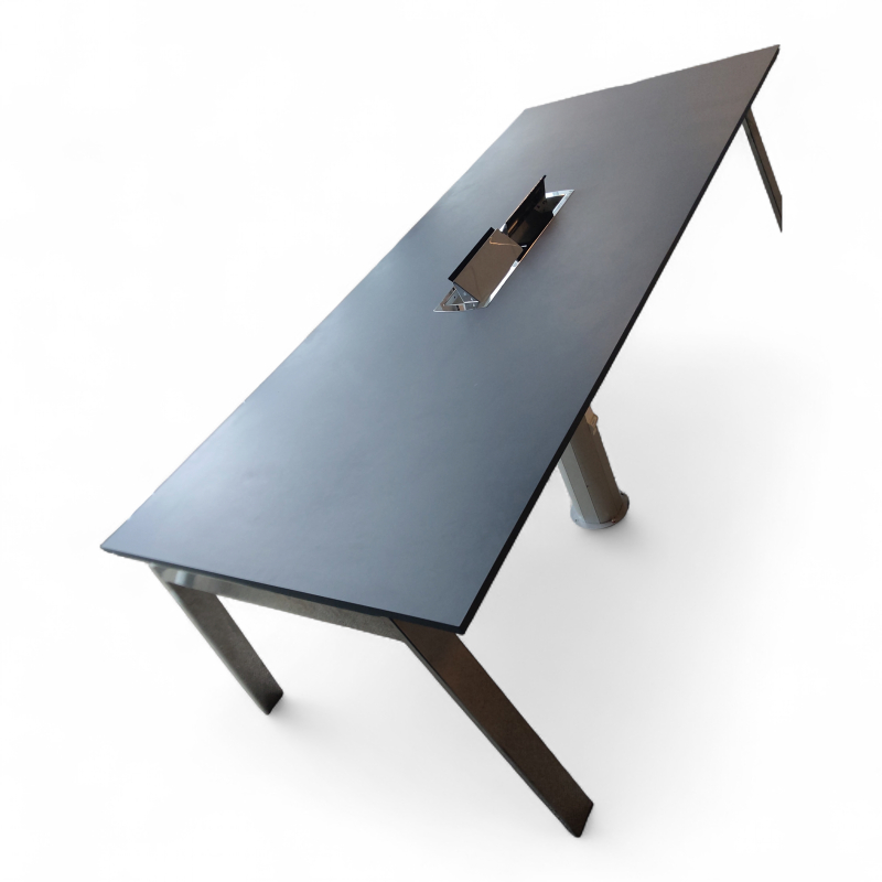 Piece møtebord 250x100cm Blå