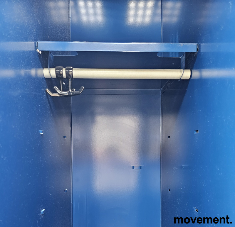 Garderobeskap metall 2 rom - 4 / 4