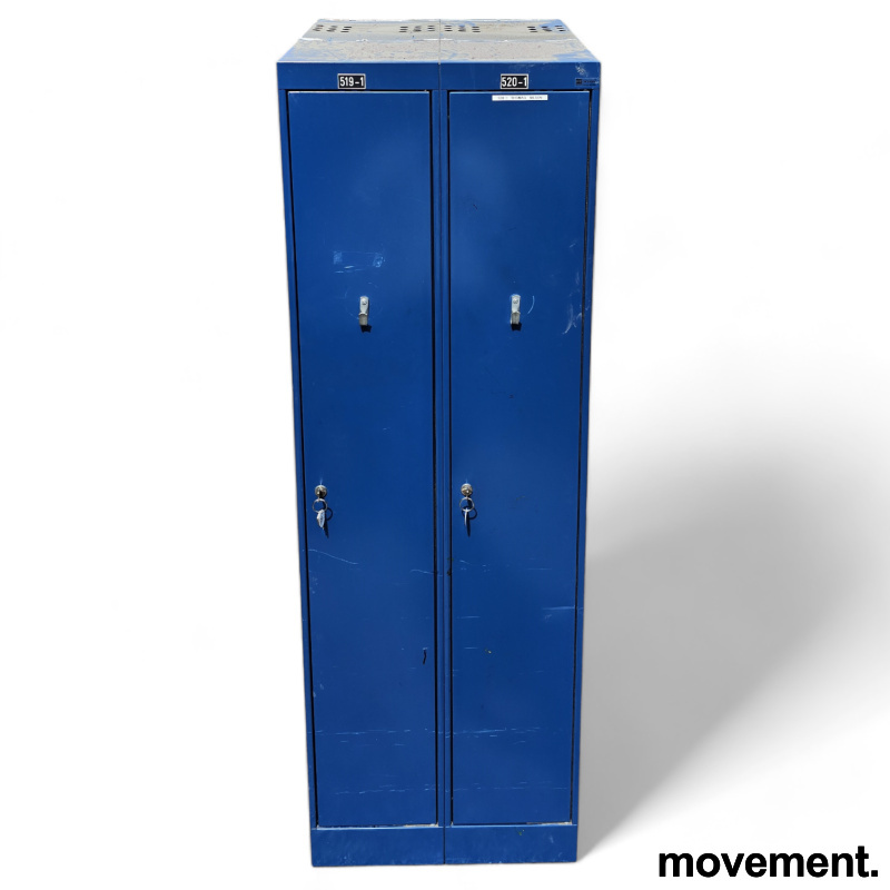 Garderobeskap metall 2 rom - 2 / 4