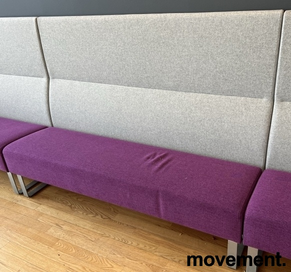 Monolite 3-seter med høy rygg Sete - 1 / 2