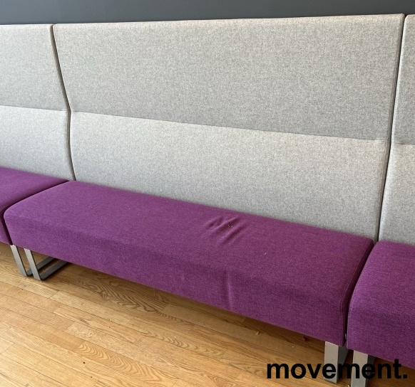 Monolite 3-seter med høy rygg Sete