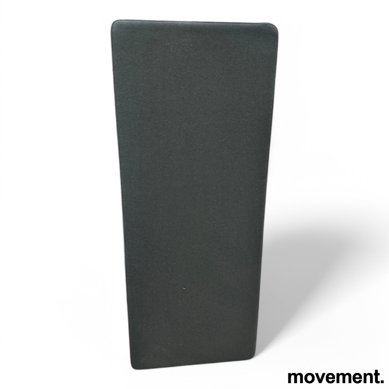 Vesta bordskillevegg 160x65cm Sort - 1 / 2