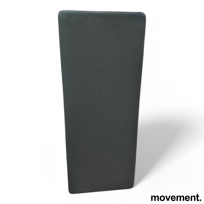 Vesta bordskillevegg 160x65cm Sort