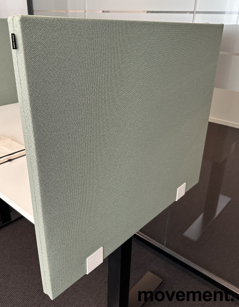 Face bordskjerm 80x65cm Grønt stoff