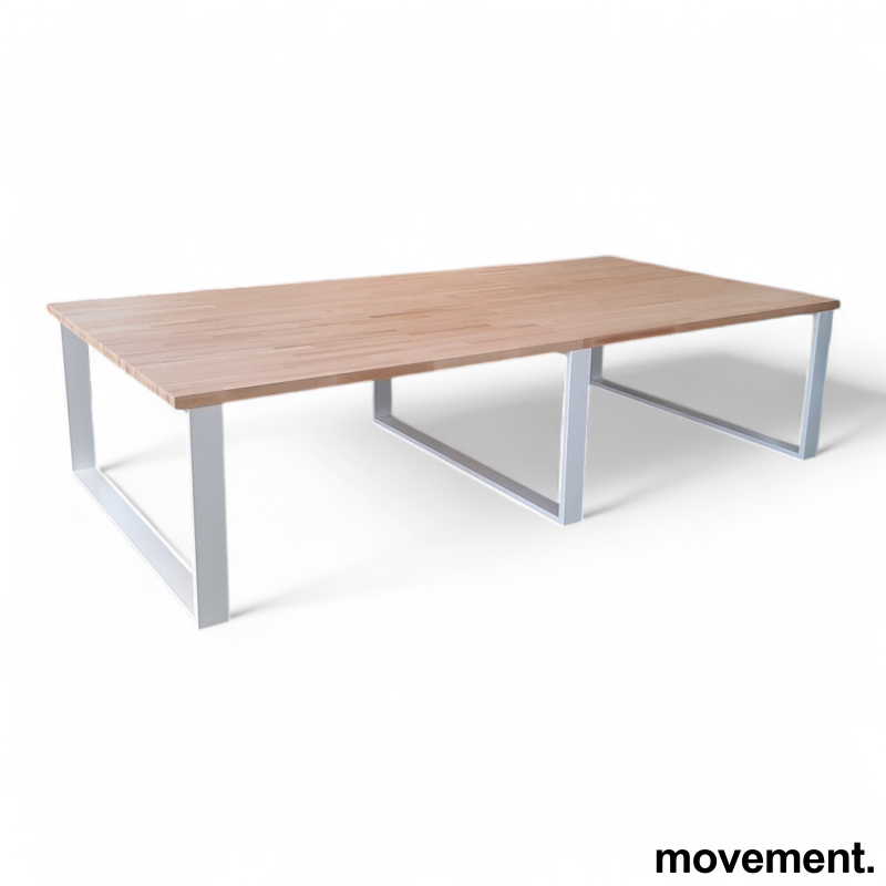 Møtebord 300x150cm Massiv bøk, - 2 / 2