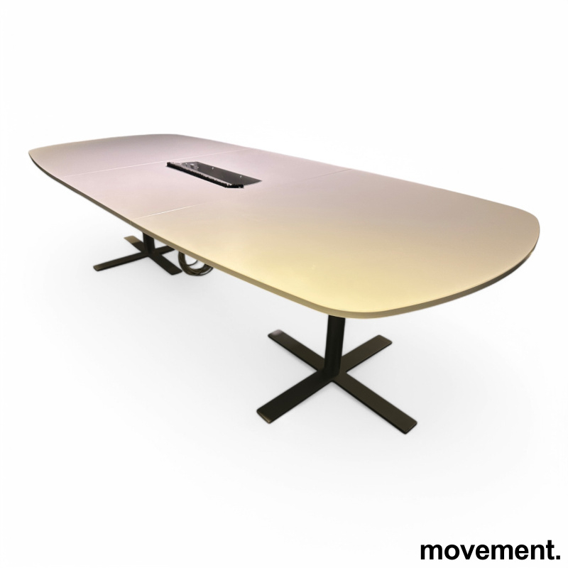 Oberon møtebord 280x120cm Lys grå