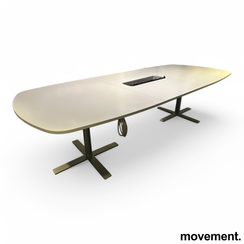 Oberon møtebord 280x120cm Lys grå