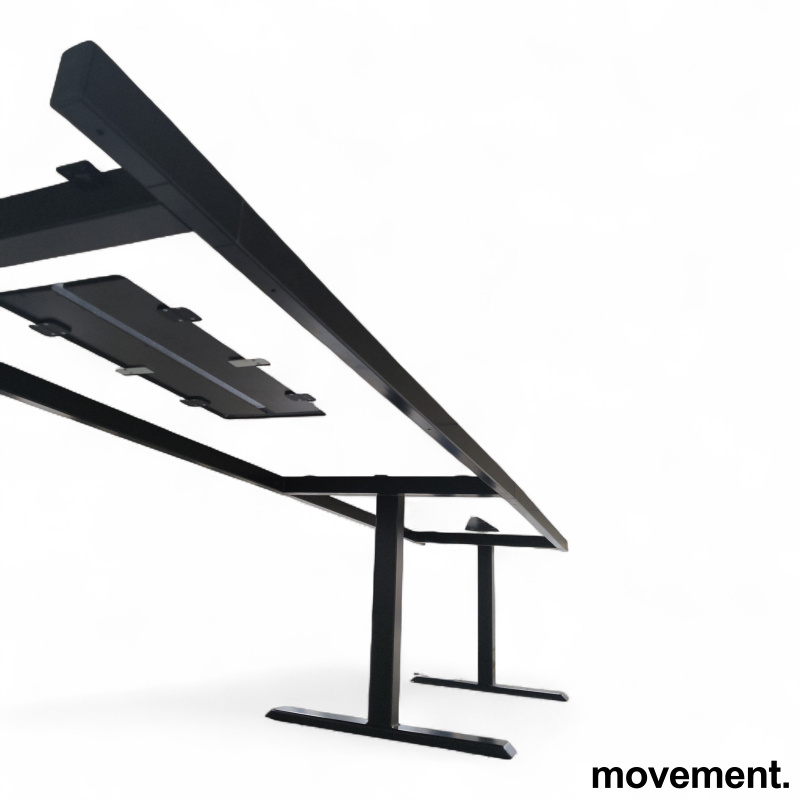 Lux møtebord 360x160cm Smokey blue, - 6 / 6