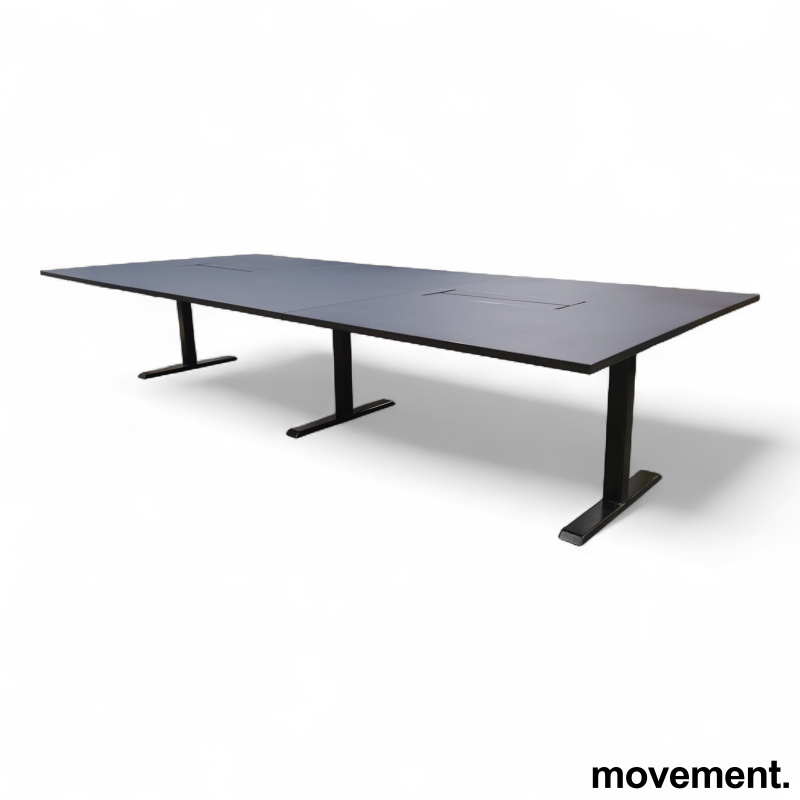 Lux møtebord 360x160cm Smokey blue, - 2 / 6