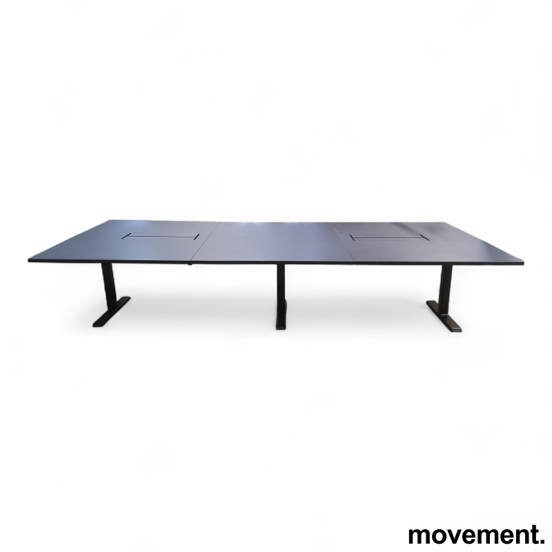 Lux møtebord 360x160cm Smokey blue, - 5 / 6