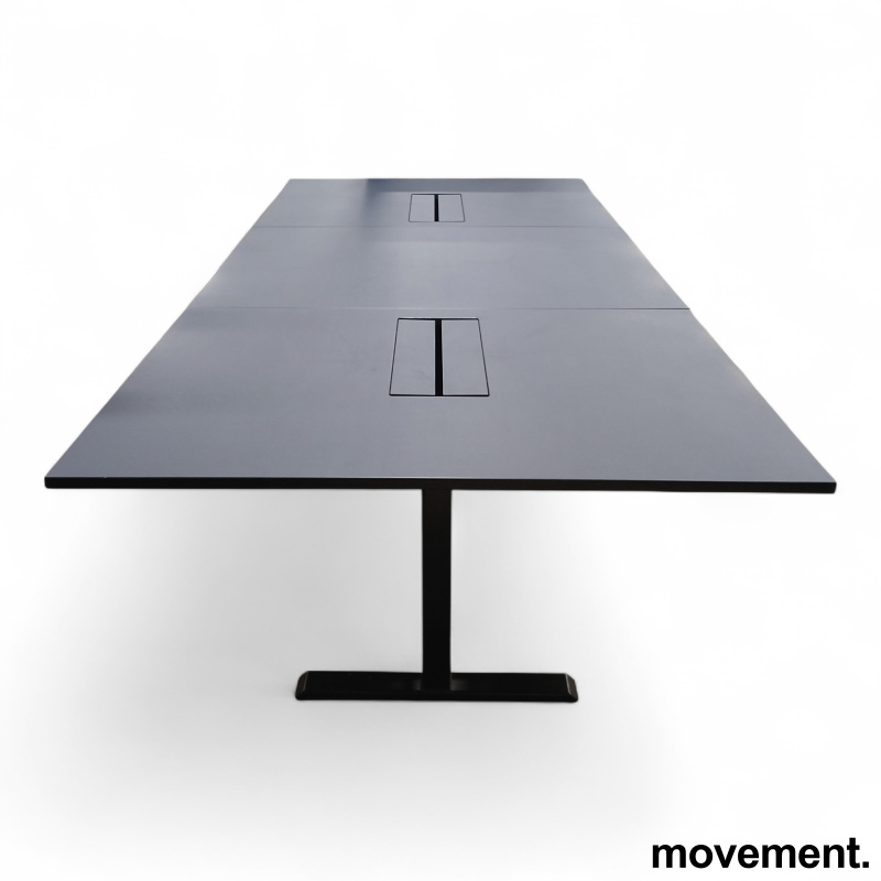 Lux møtebord 360x160cm Smokey blue, - 3 / 6