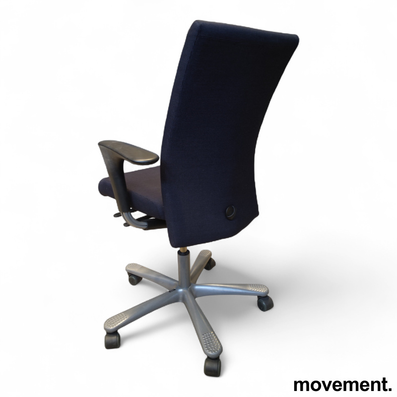 H04 4600 med armlene Blå stoff, - 2 / 2