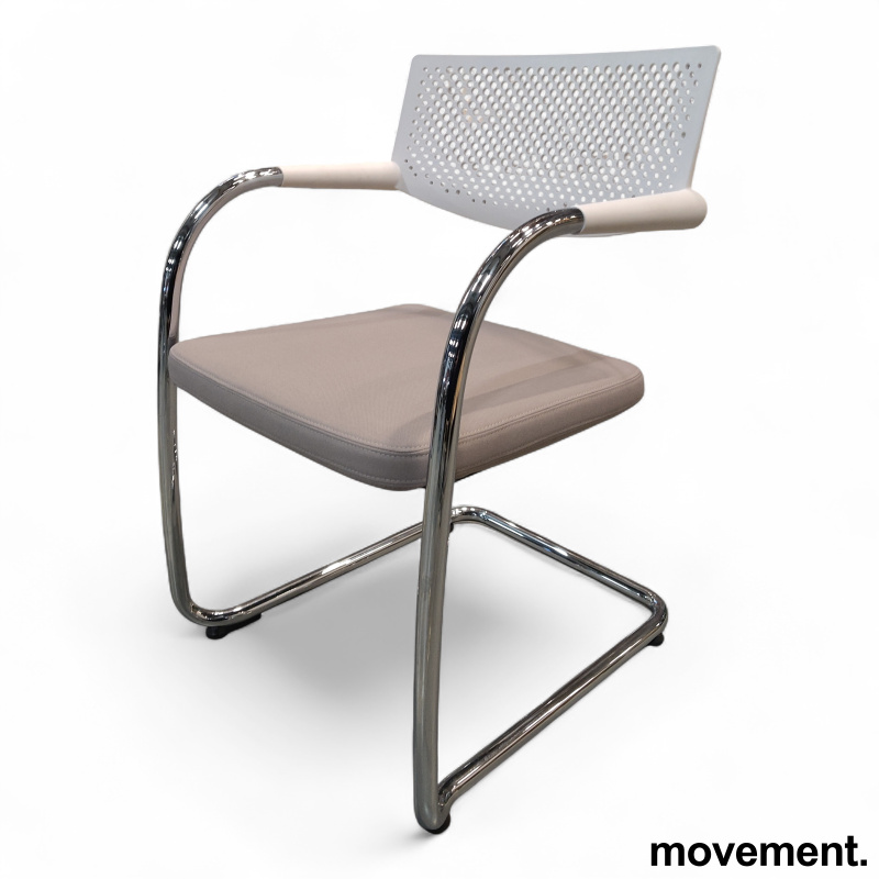 Visavis 2 Hvit rygg, sete i lyst - 1 / 3