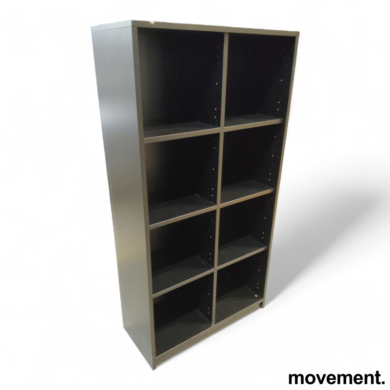 Bokhylle 4A4, 78cm bredde Sort, - 1 / 2