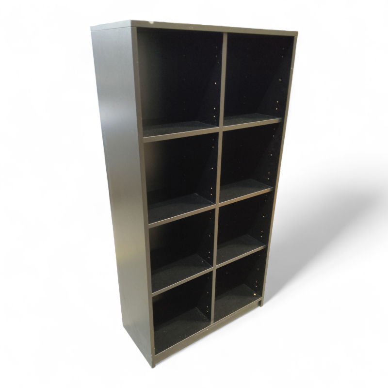 Bokhylle 4A4, 78cm bredde Sort,