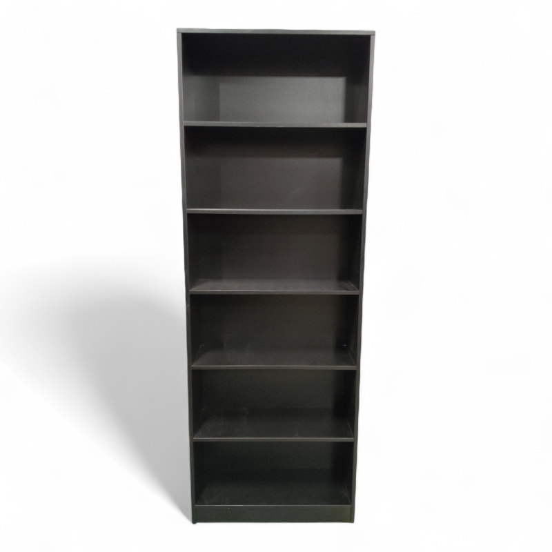 Bokhylle 6A4 80x226 cm Sort, Pent