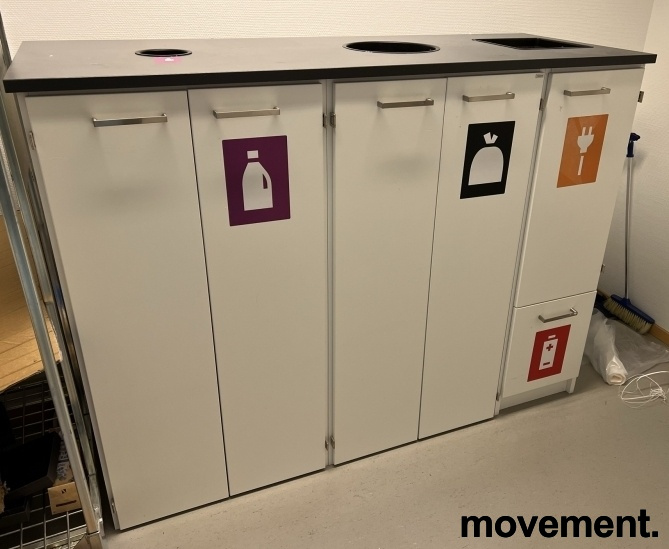 Combiline avfallsstasjon 157cm, 2 - 1 / 4