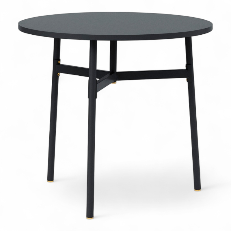 Union Table Ø=80cm Sort, Ubrukt
