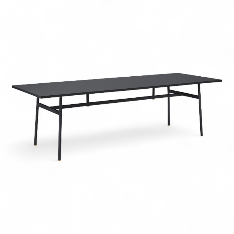Union Table 220x90cm Sort, Ubrukt