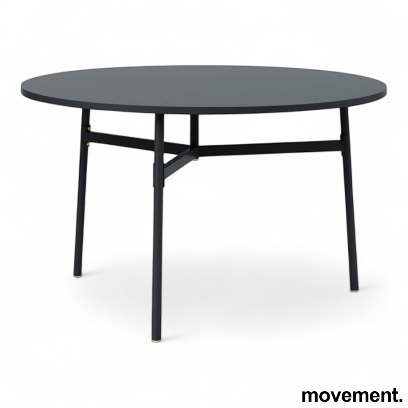 Union Table Ø=120cm Sort, Ubrukt - 1 / 2