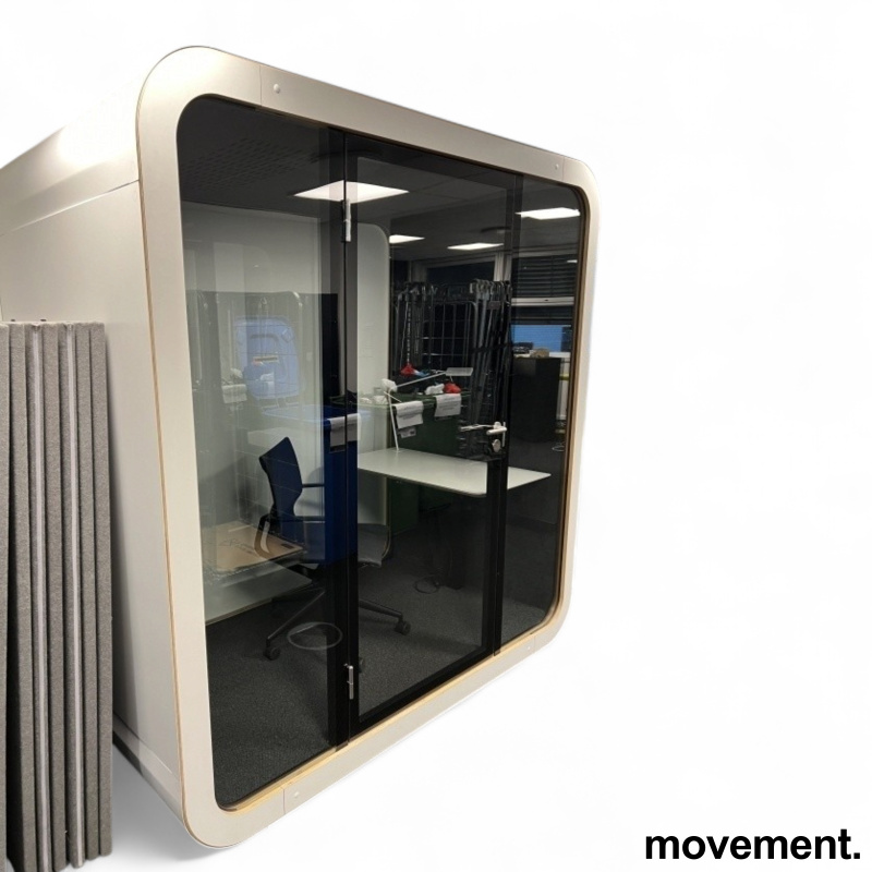 Framery Q Flow Hvit utside, sort - 2 / 4