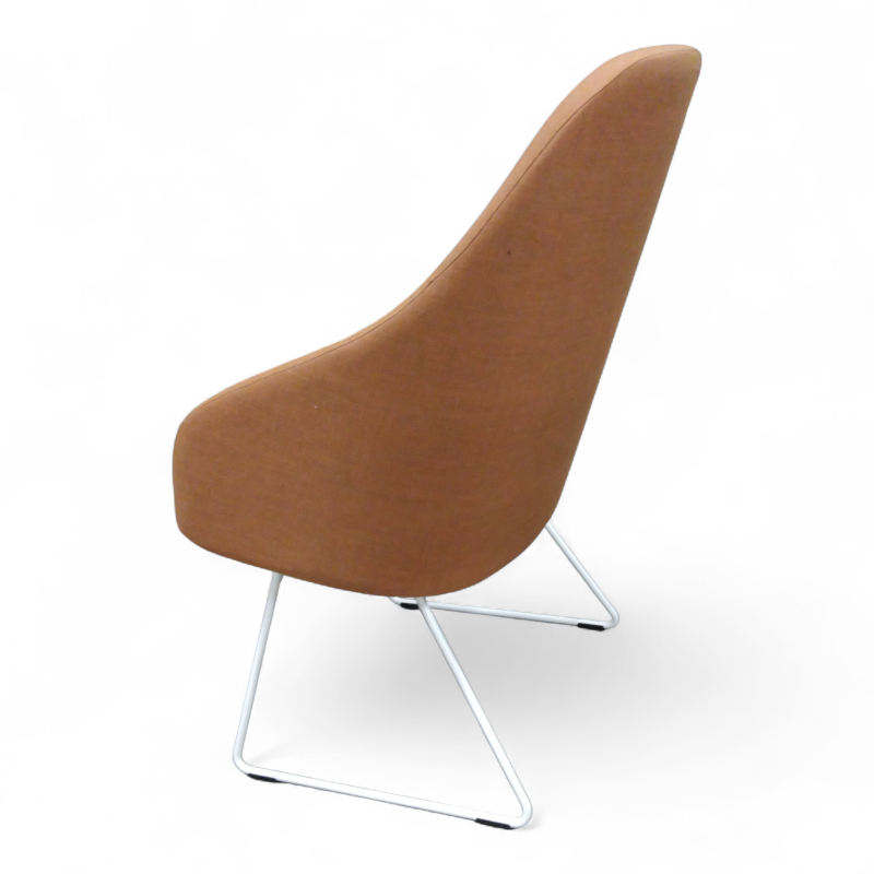 Sola loungestol høy, meieben Orange