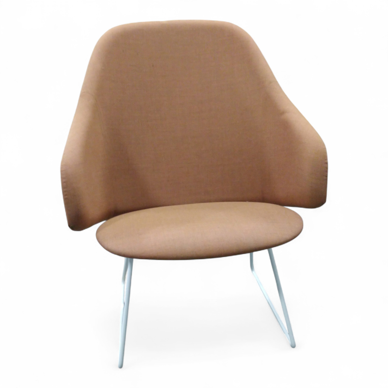 Sola loungestol høy, meieben Orange